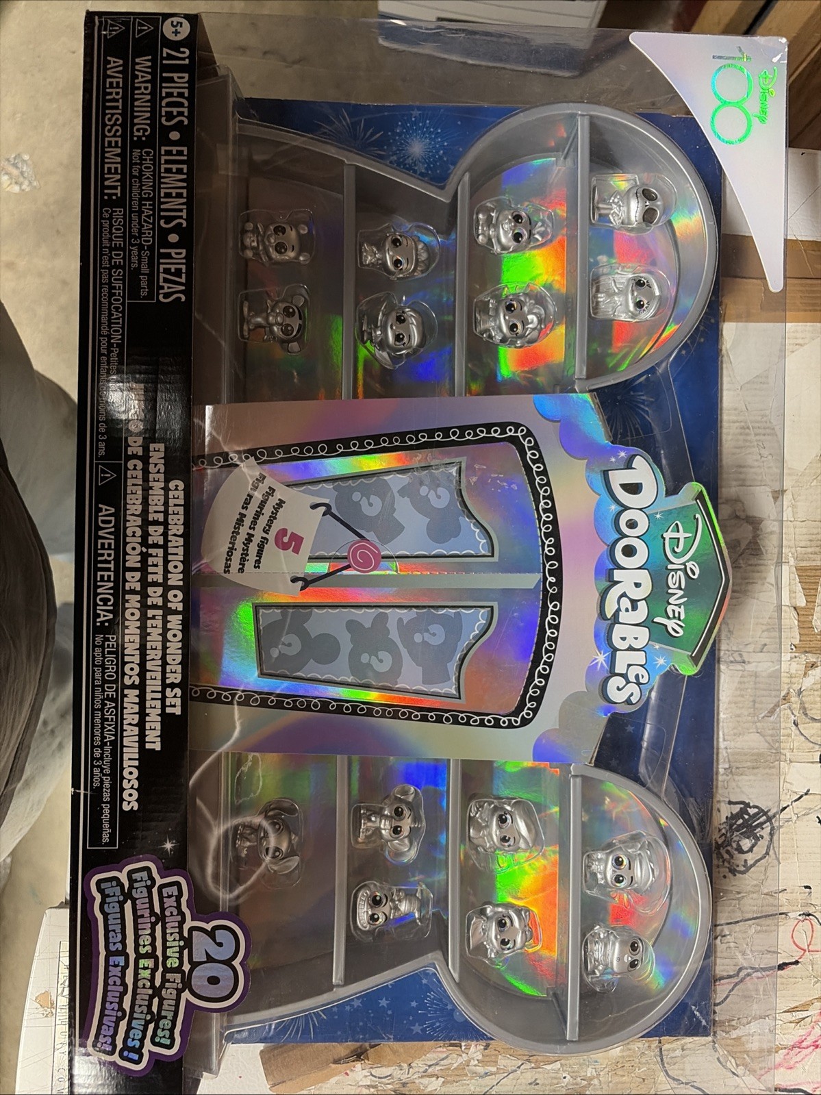 Set 100 Portaoggetti Disney Celebrazione delle Meraviglie