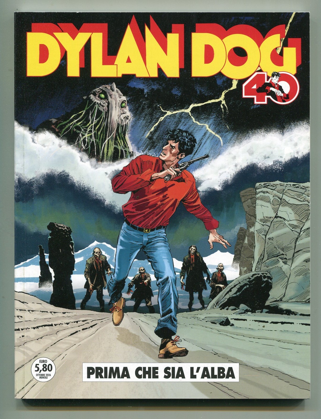 DYLAN DOG N°481 PRIMA CHE SIA L'ALBA COPERTINA VARIANT VILLA EDICOLA