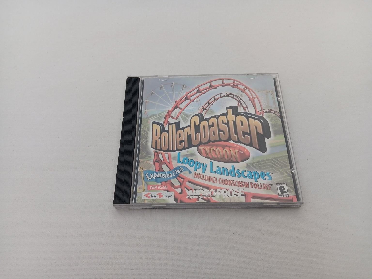 RollerCoaster Tycoon Loopy Landscapes PC CD-ROM Win 95/98 Strategy Game