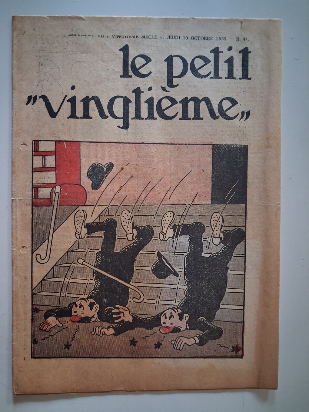 HERGE TINTIN "LE PETIT VINGTIEME" Année 1935 N°41 BE