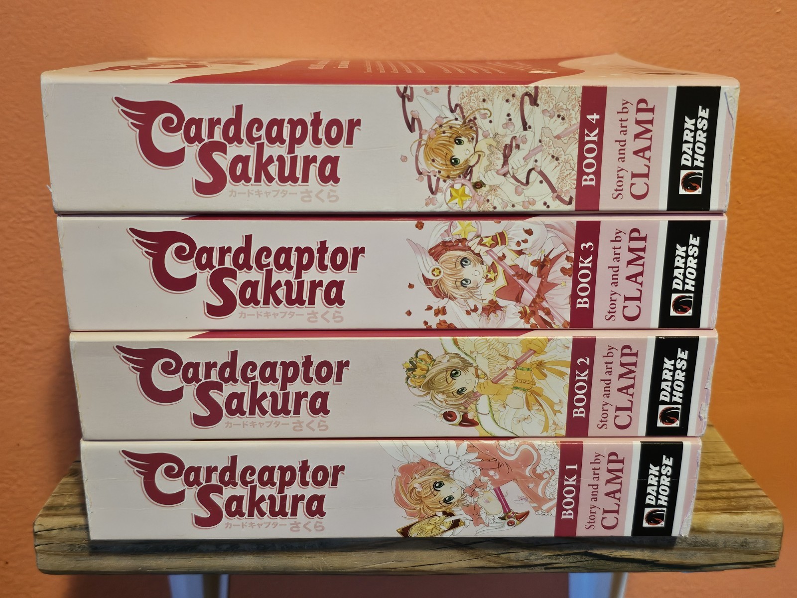 Cardcaptor Sakura Set Completo Manga Inglese Vol 1-4 End (Omnibus) By Clamp