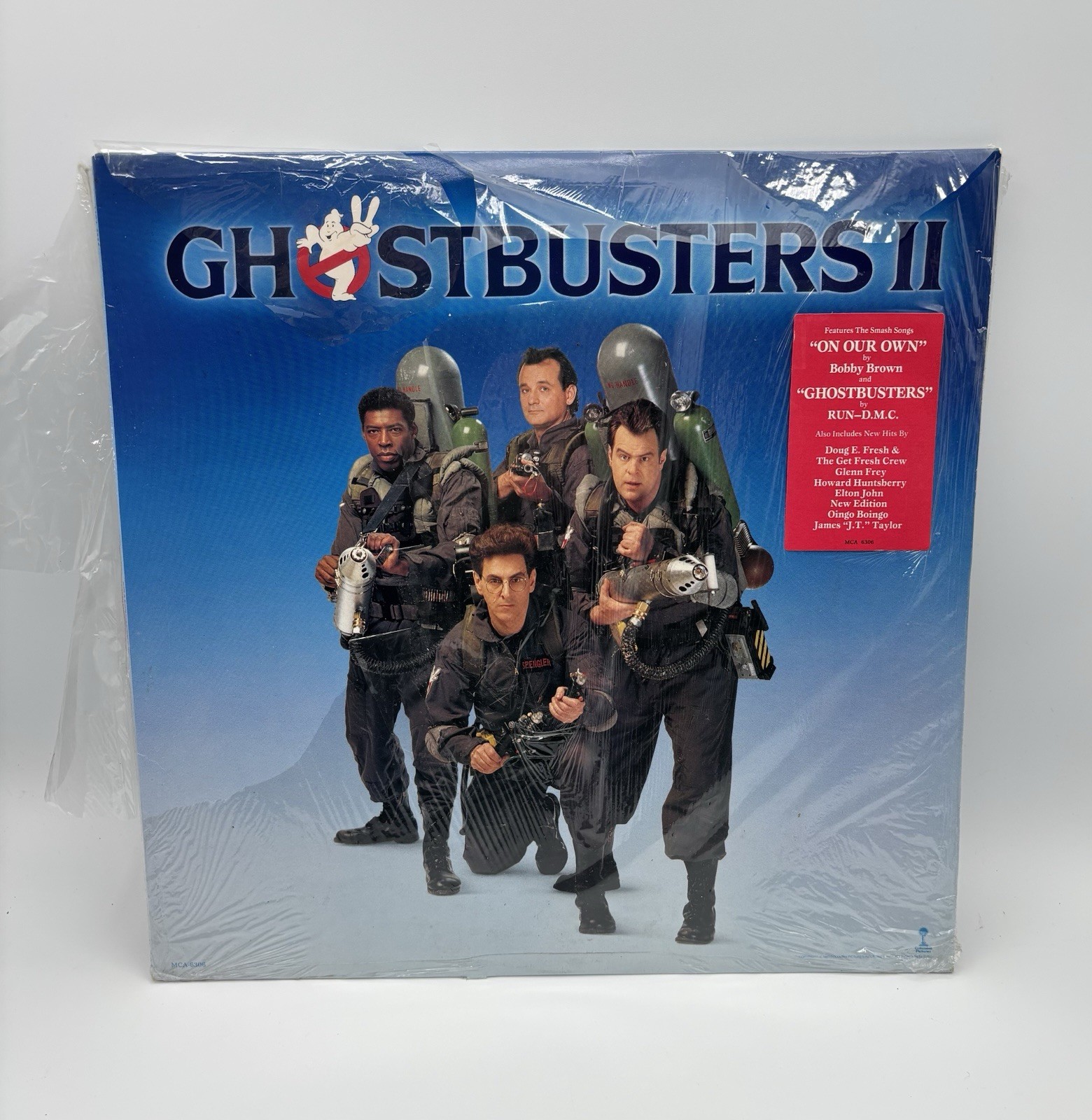 Vintage Ghostbusters II Soundtrack Record/Vinyl-Hype Sticker-1989