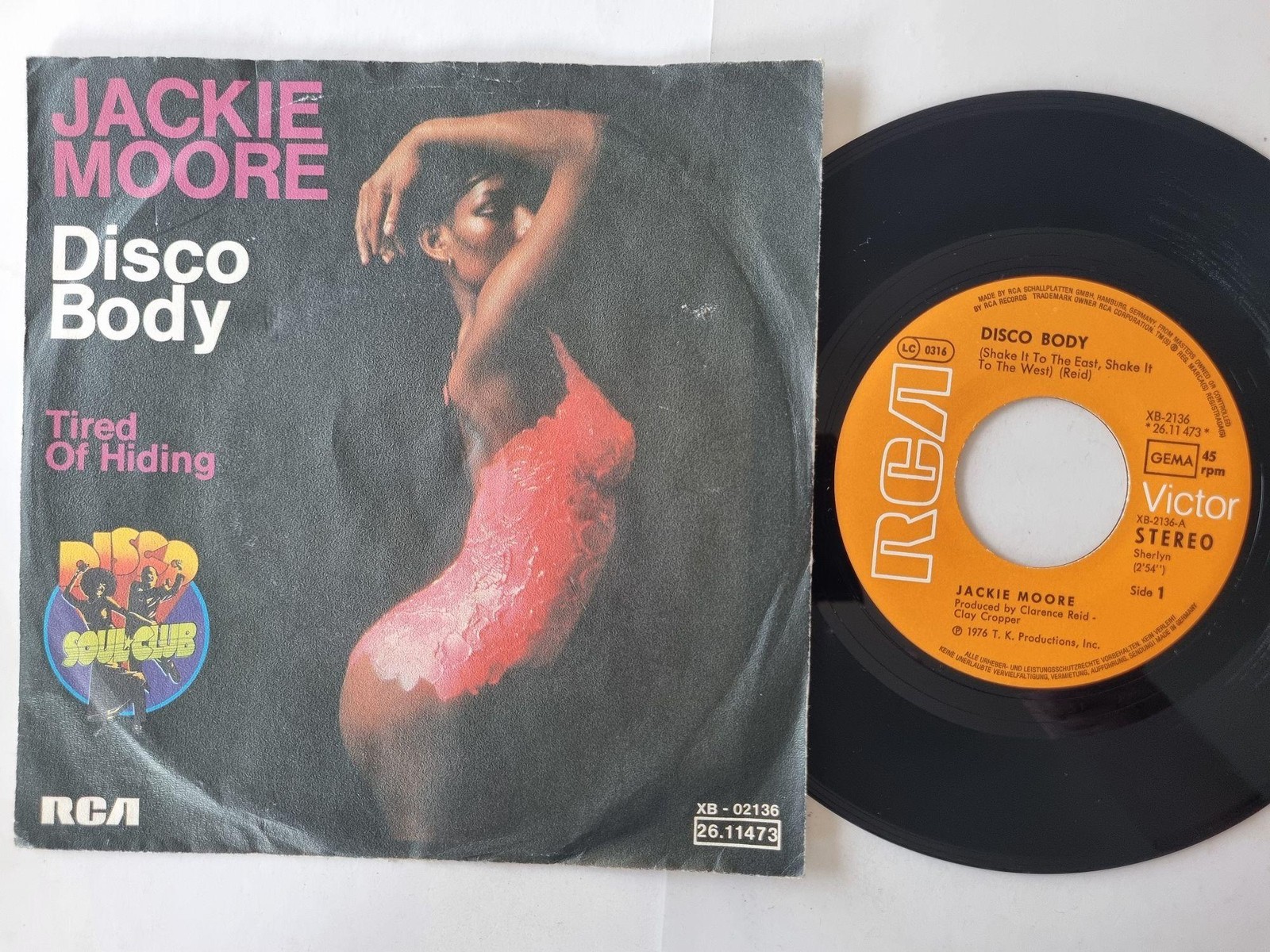 Jackie Moore - Disco Body 7'' Vinyl Germany