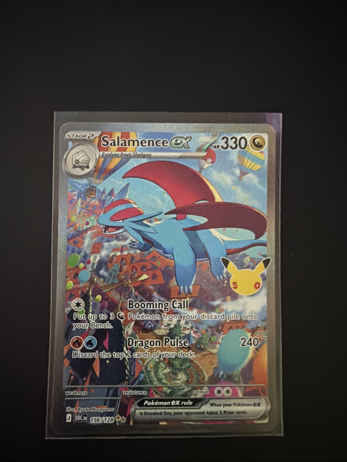 Pokemon 30° Celebrazione - Salamence EX 156/128 SIR 🔥