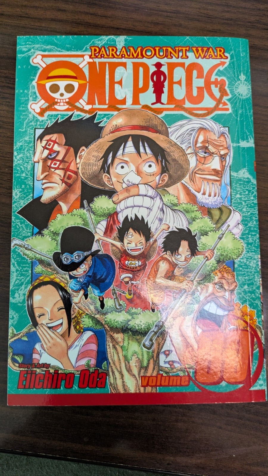 One Piece Vol. 60 Paramount War Pt 4 copertina morbida inglese Oda VIZ Media 2012