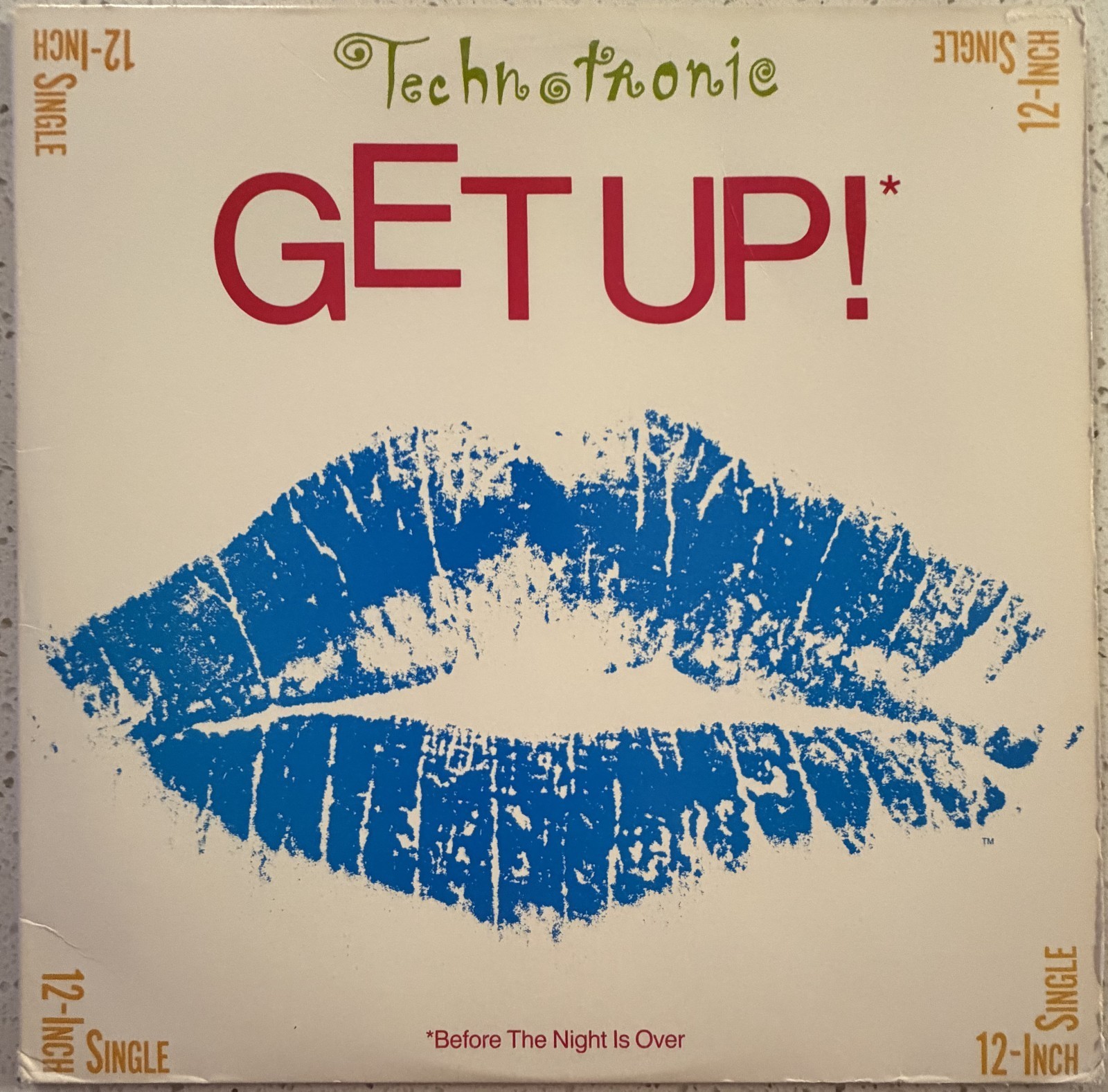 Technotronic - Get Up! (Before the Night Is Over) (Def Mix) 12" SBK 1990