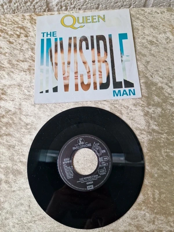 Queen The Invisible Man 7 Inch Vinyl Single 1989 45 RPM