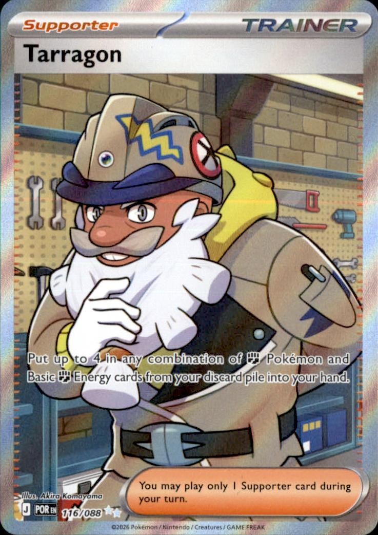 TARRAGON 116/088 ULTRA RARO PERFETTO ORDINE POKEMON QUASI NUOVO