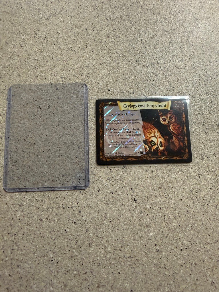 Harry Potter TCG 7/80 Eeylops Owl Emporium Diagon Alley Holo Foil LP #2