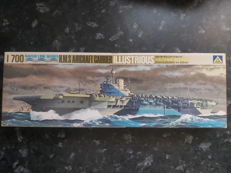 H.M.S. aircraft carrier Illustrious