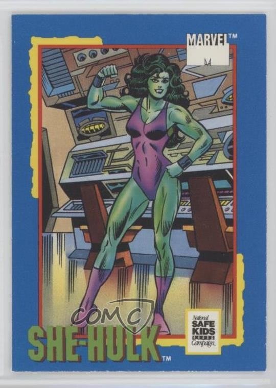 1991 Impel Trading Card Treats She-Hulk 2k3