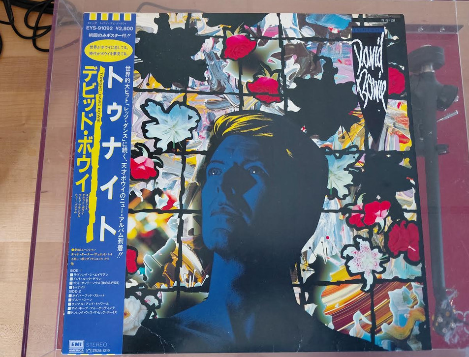 David Bowie Tonight Japan EYS-91092 OBI EX/EX- Play Poster Edition No Poster