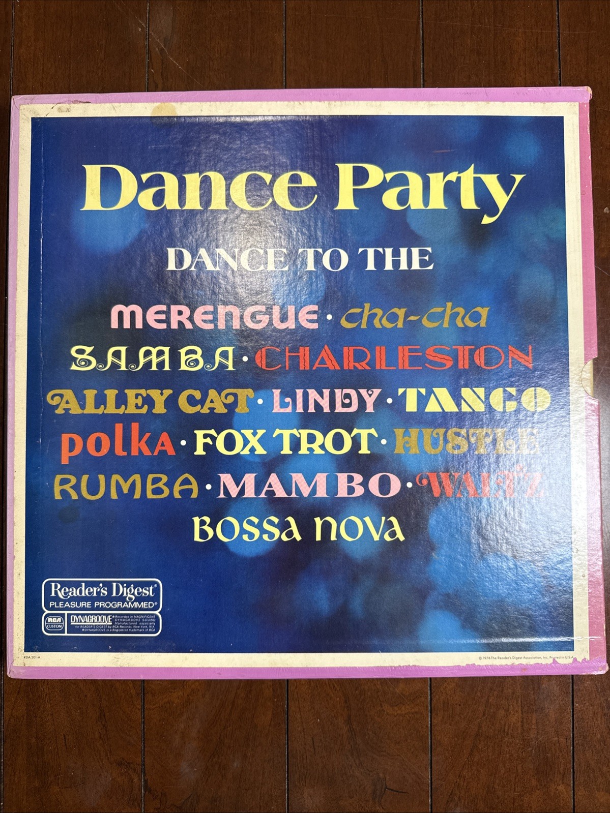 Various – Dance Party 6xLP Box Set 1978 Reader's Digest Easy Listening 33 RPM