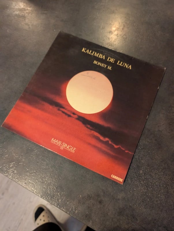 Boney M Kalimba de Luna Maxi 45 Tours Vinyle 1984 Carrere
