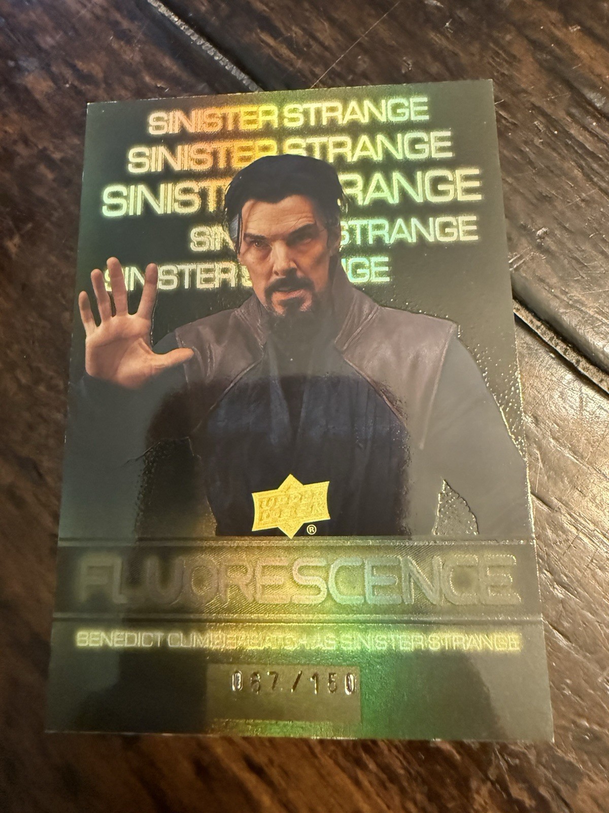 2024 UD Marvel Studios Fluorescence Sinister Strange Benedict Cumberbatch /150