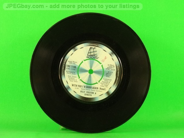 PRESTON,BILLY & SYREETA WITH YOU I'M BORN AGAIN (PLAIN SLEEVE) (1) (137) 7" MOTO