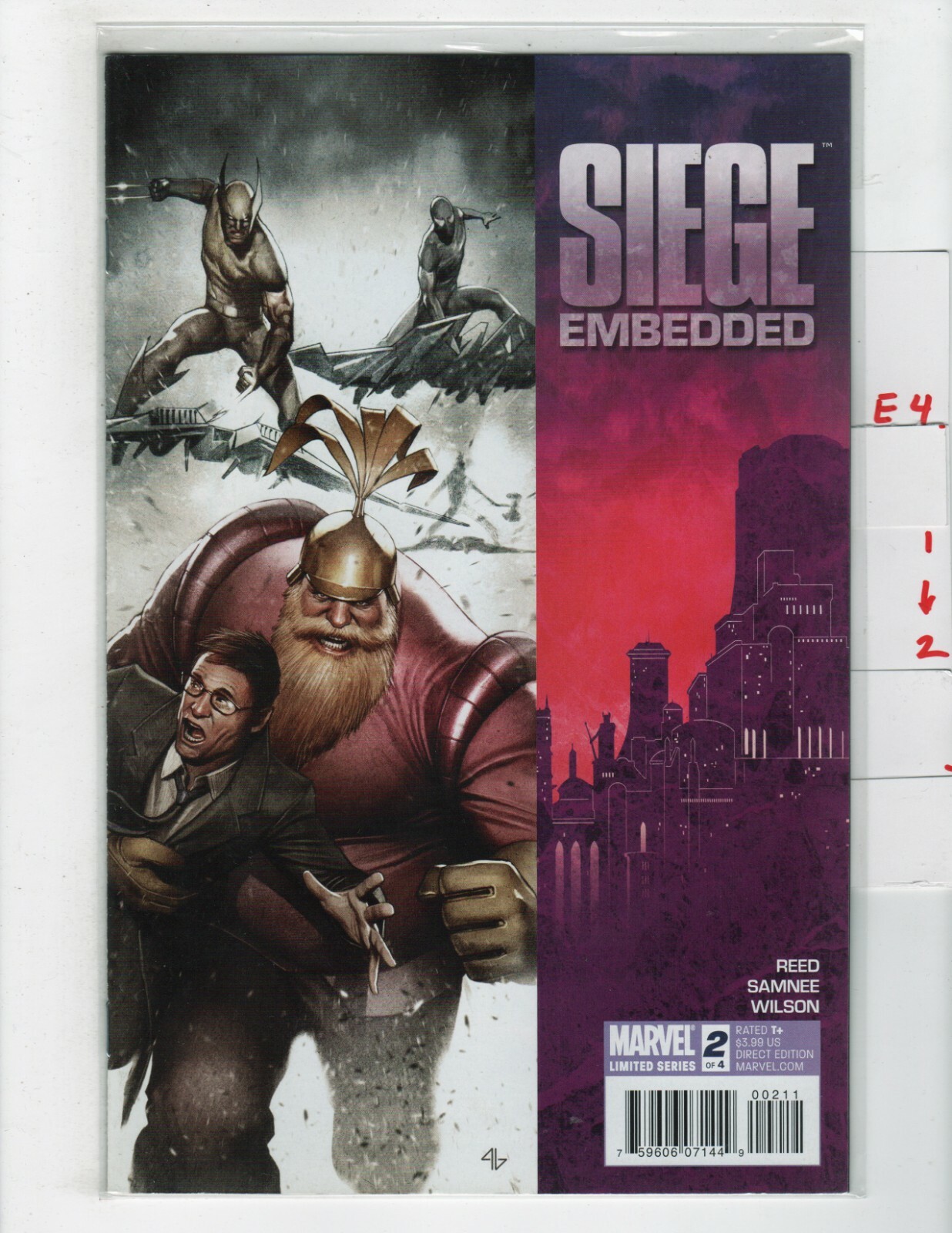 Siege Embedded #2 VF/NM 2010 Marvel Avengers Thor e412