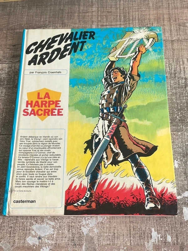 Bd chevalier ardent : la harpe sacrée
