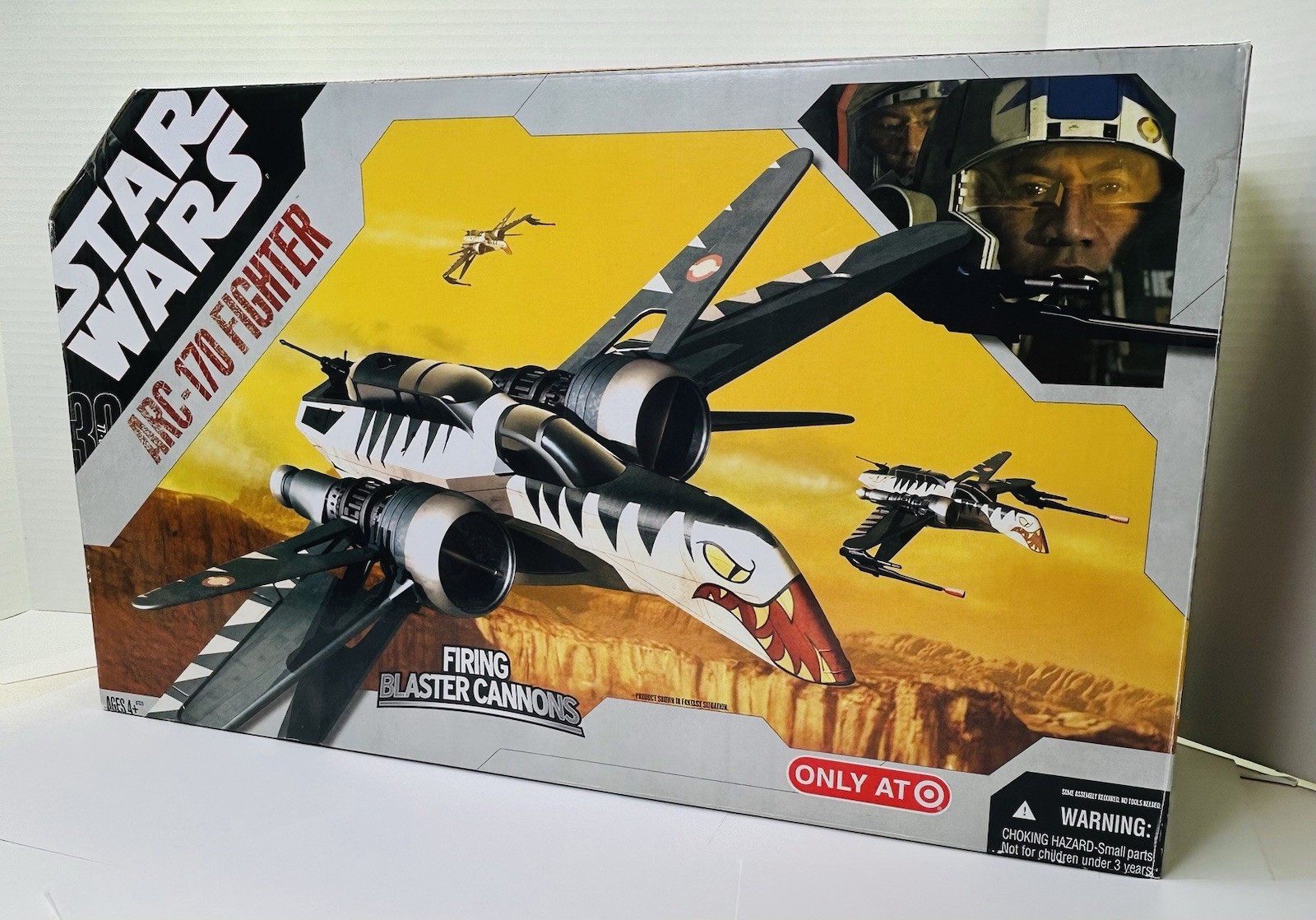 Star Wars - Clone Wars Vehicle Arc-170 Fighter Target Contenuto sigillato esclusivo