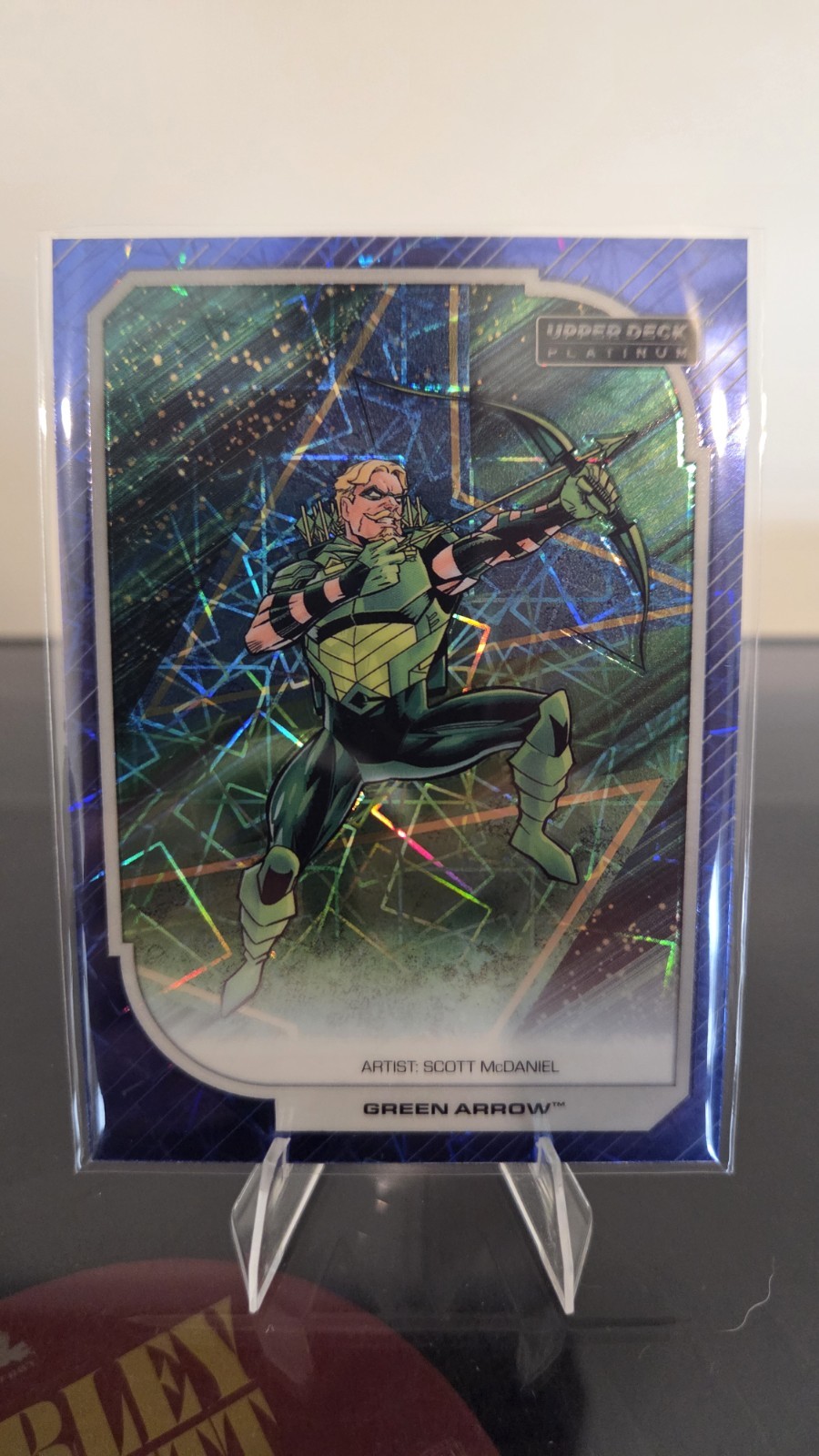 Upper Deck Platino DC Comics Freccia Verde 87 Fascio Blu