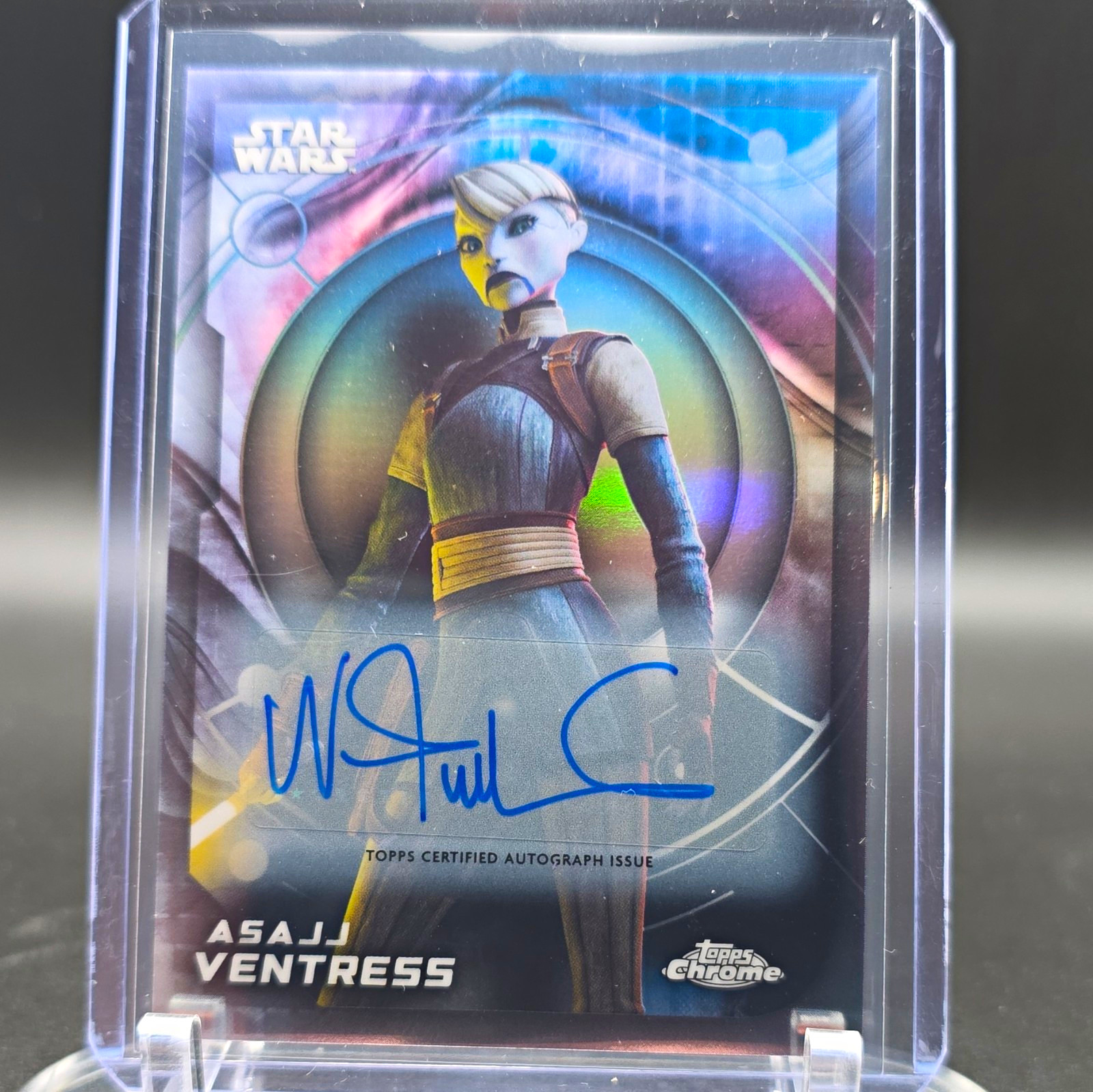 2026 Topps Chrome Star Wars Asajj Ventress Nika Futterman Auto #101