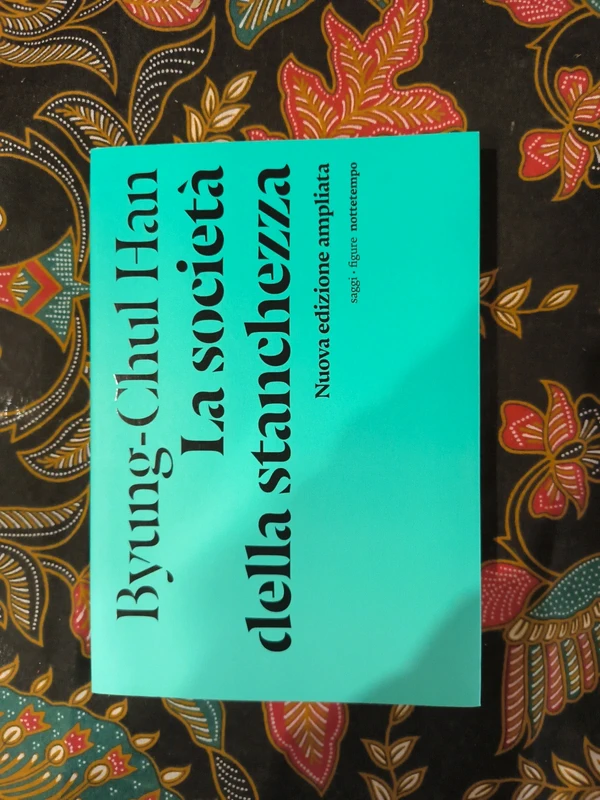 Libro La società della stanchezza di Byung-Chul