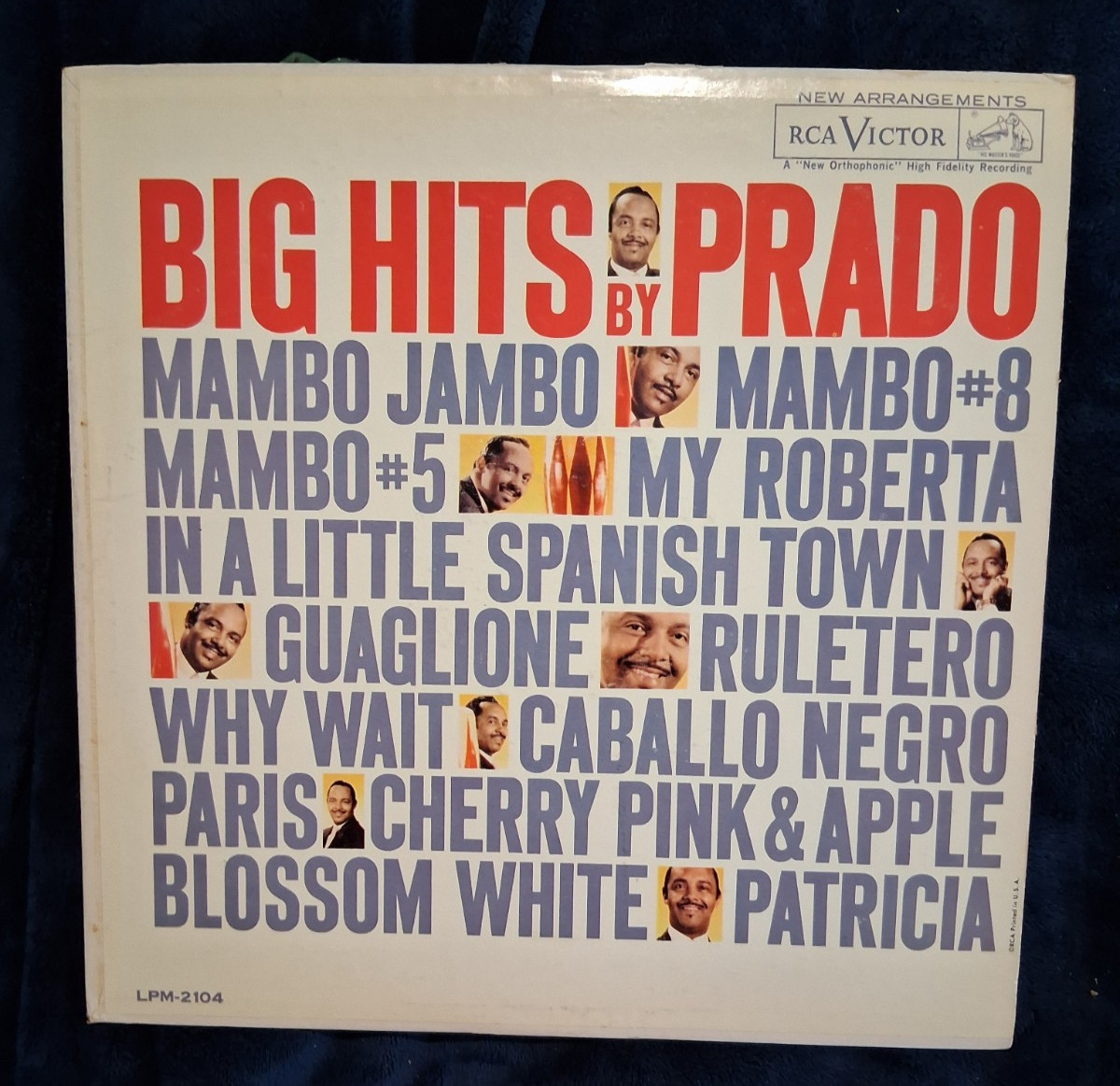Vintage LP Vinyl Record Perez Prado And His Orchestra Big Hits By Prado RCA