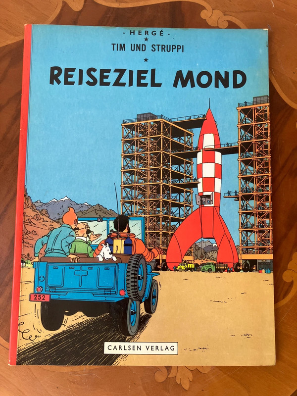 Reiseziel Mond Tim und struppi