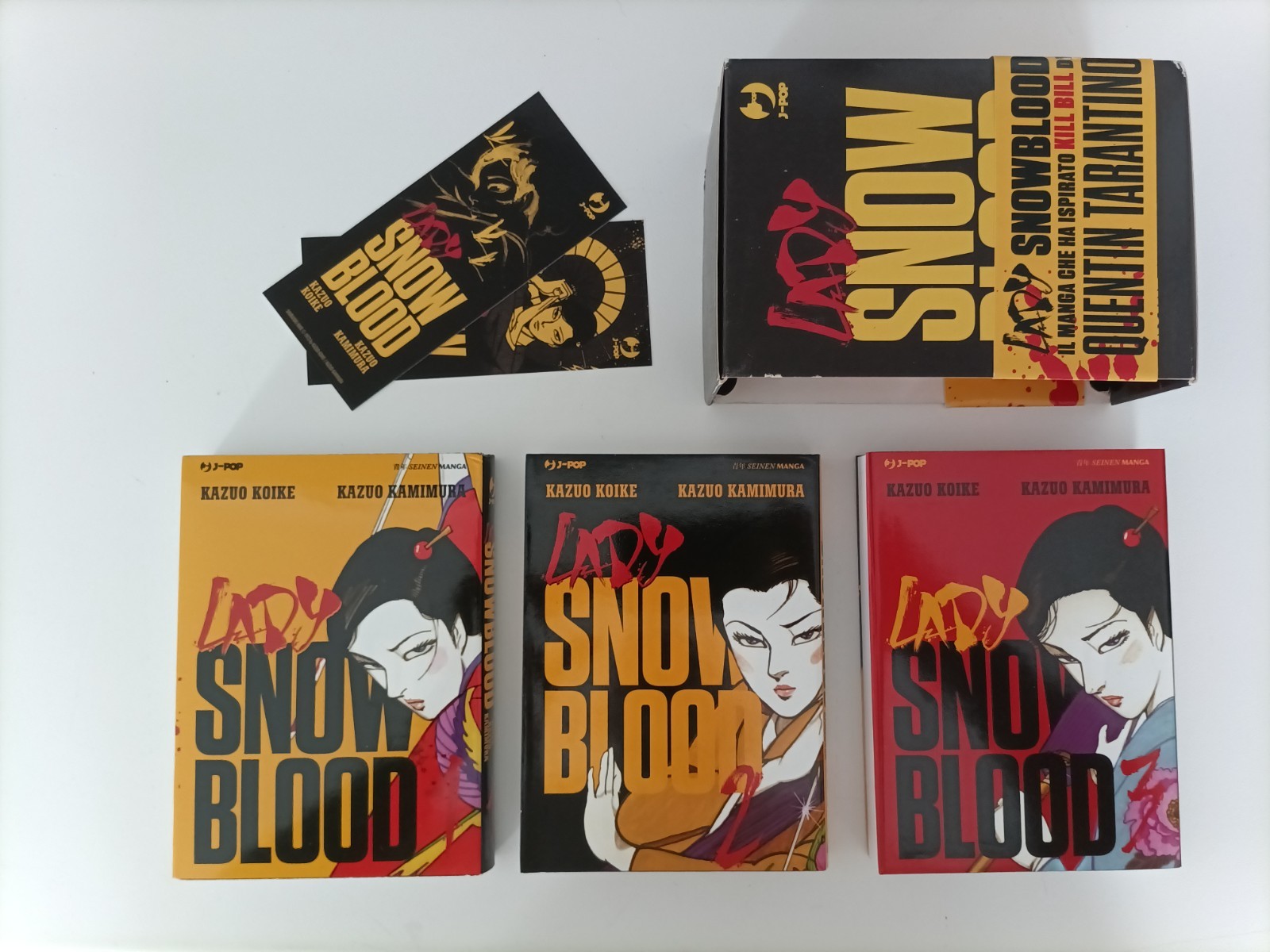 LADY SNOWBLOOD KOIKE KAMIMURA BOX 3 VOL J POP MANGA KILL BILL C NUOVI 012