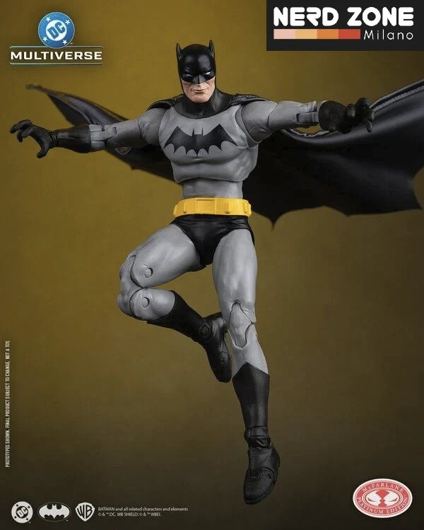 DISPONIBILE! McFARLANE TOYS  Dc Multiverse 7inch Batman #1 Platinum Action Figur