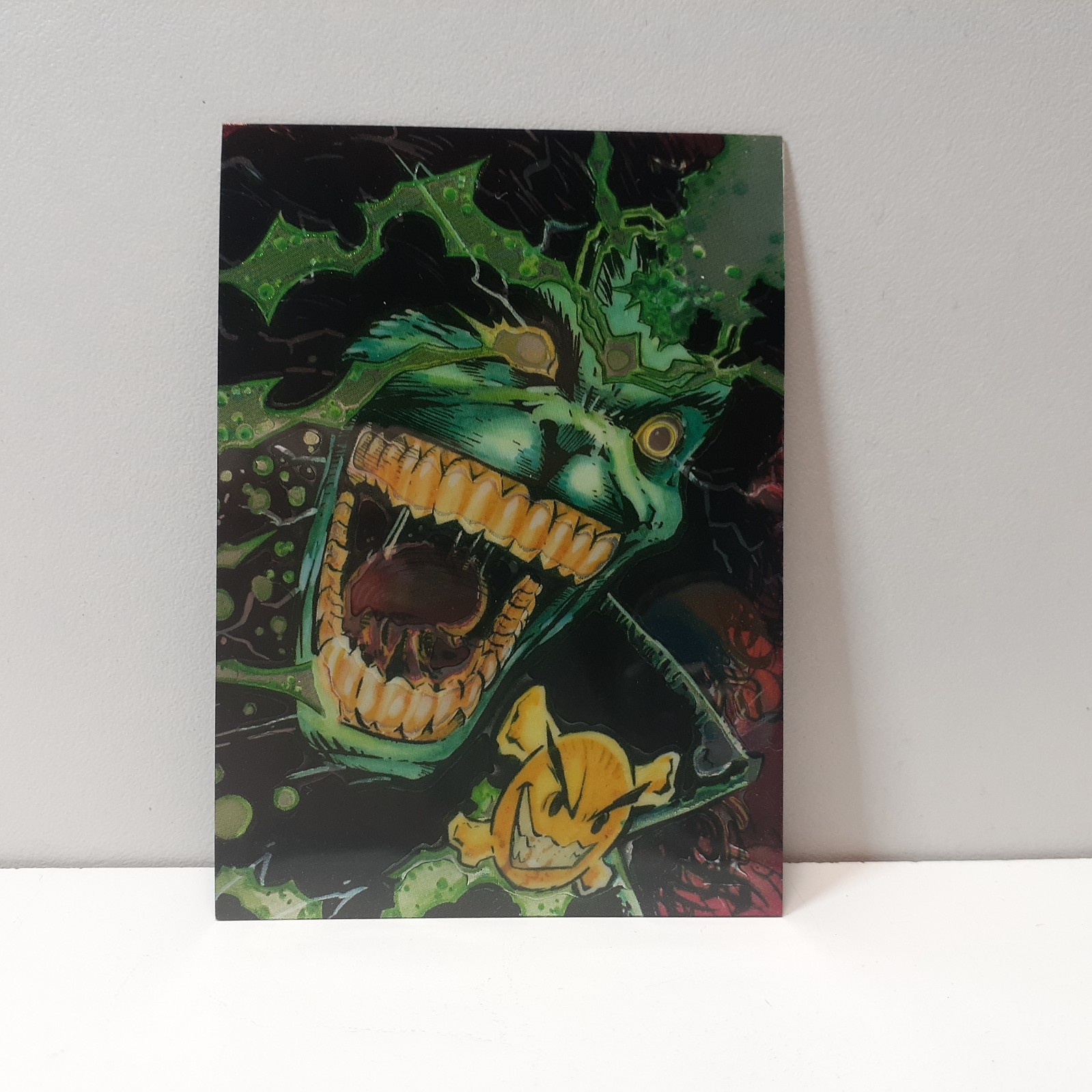1995 Evil Ernie Krome #66 Faces of Evil Part 3 Glow In The Dark Chromium Card