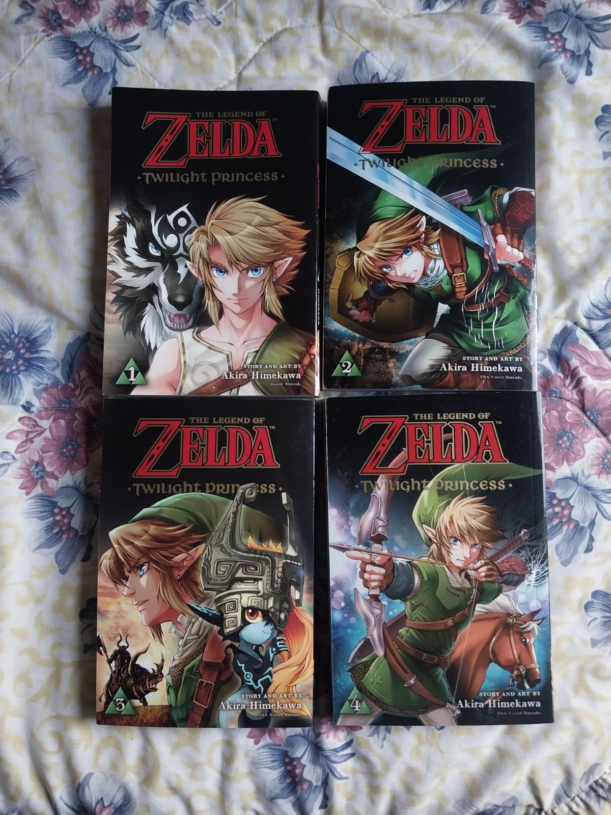 The Legend of Zelda: Twilight Princess serie manga, vol. 1-4