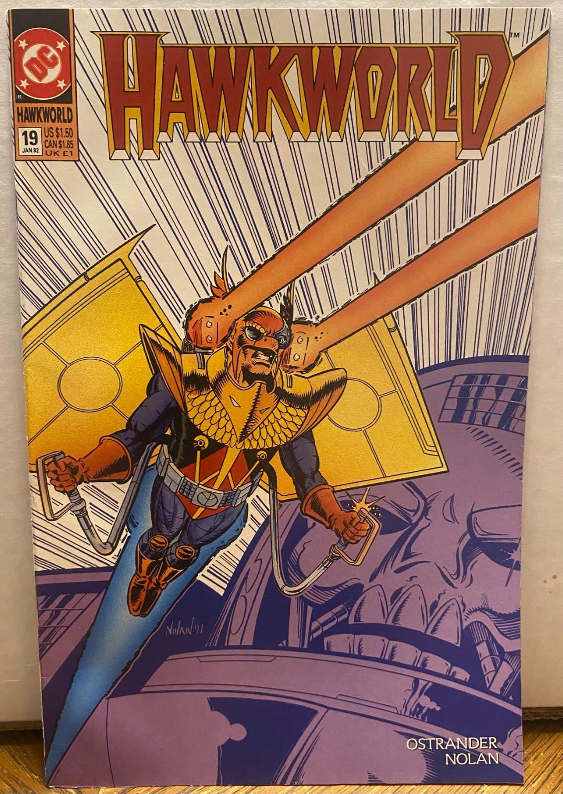 Hawkworld ~ enorme lotto di 7 fumetti e annuali; Guerra degli Dei, Artigli e molto altro!