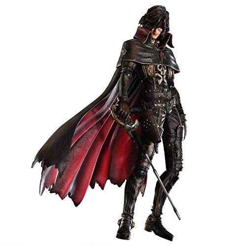 Captain Harlock Play Arts Kai Harlock (PVC Painted Action Figure) Used Complete