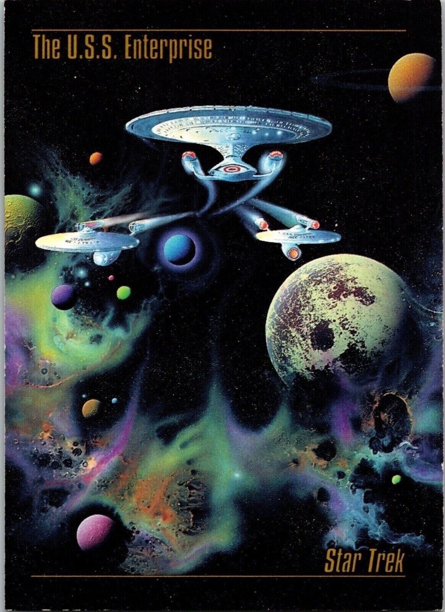 The USS Enterprise 18 Master Series Skybox Star Trek Trading Card TC CC