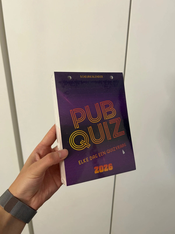 Pub quiz elke dag een vraag scheurkalender