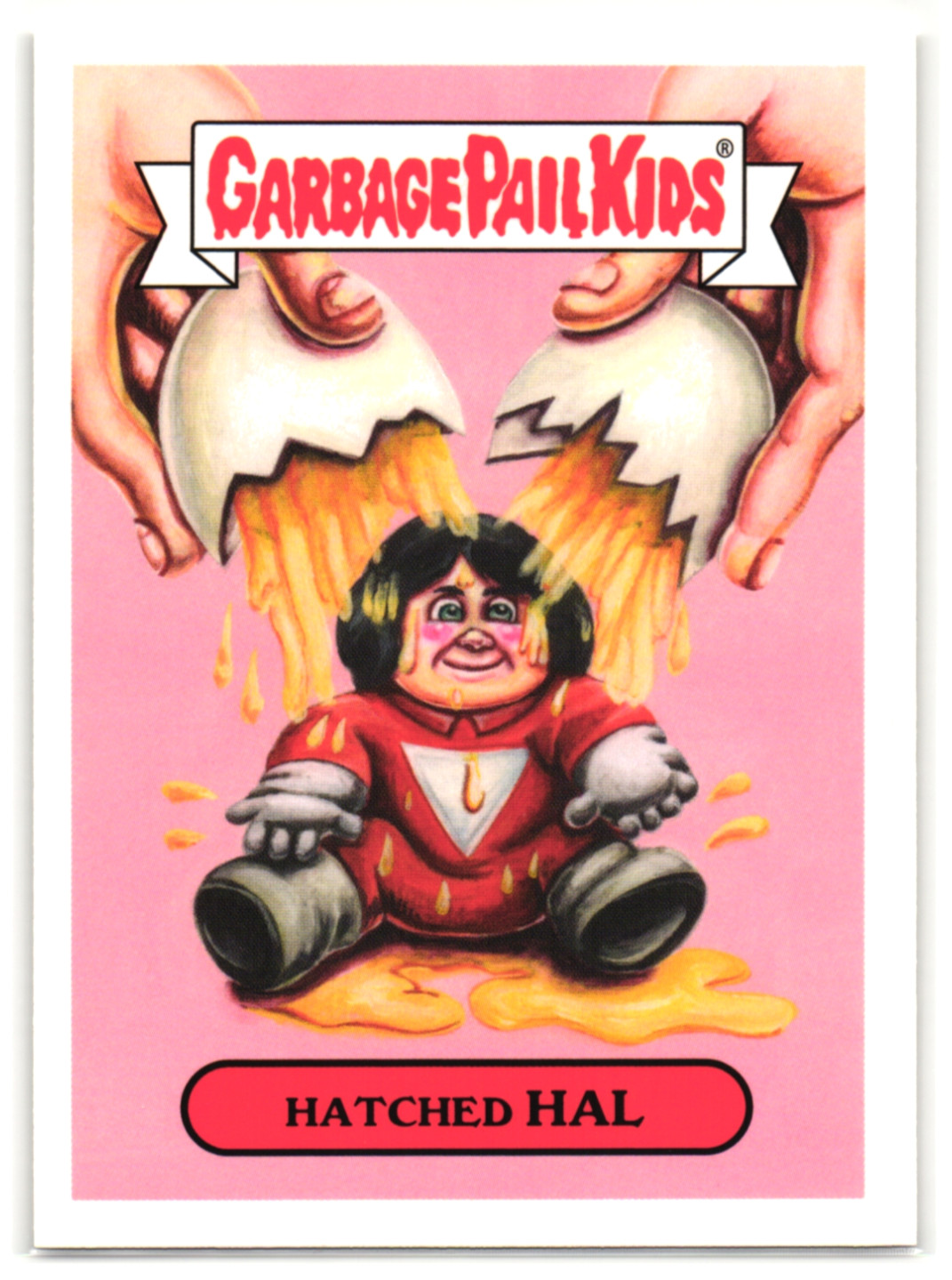 Mork & Mindy Hatched HAL GPK Garbage Pail Kids 2018 Oh, The Horror-Ible! #8b