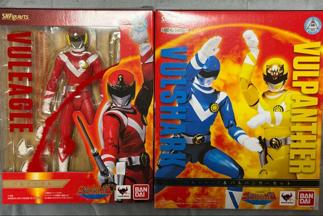 S.H. Figuarts Taiyo Sentai Sun Vulcan Vul Eagle Vul Shark Vul Panther Japan