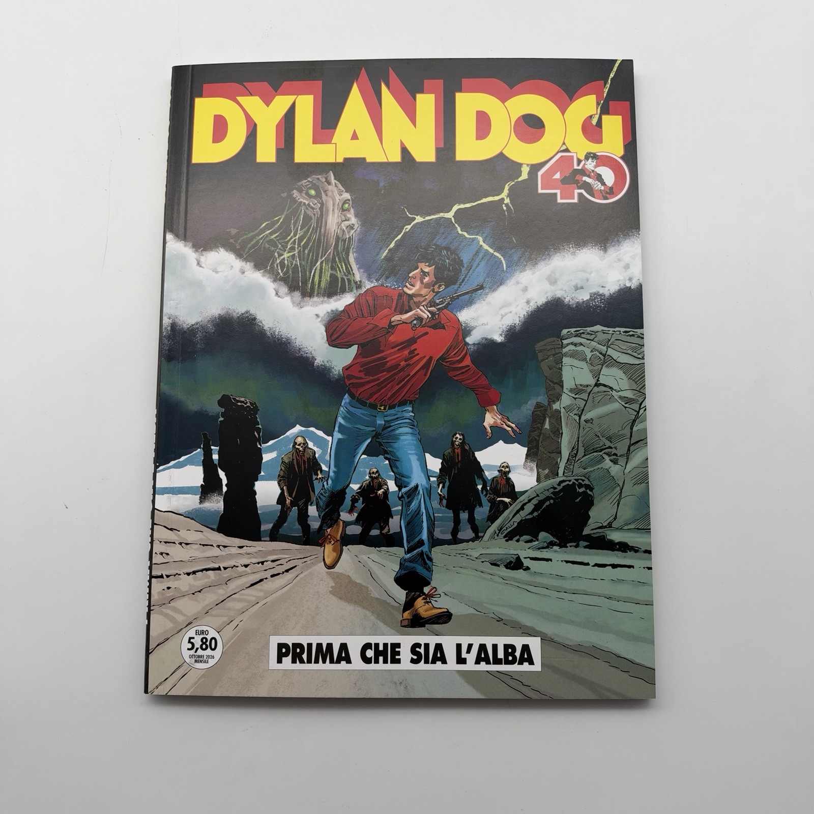 Dylan Dog 481 Prima Che Sia l'Alba Variant Claudio Villa 40 Anni Bonelli