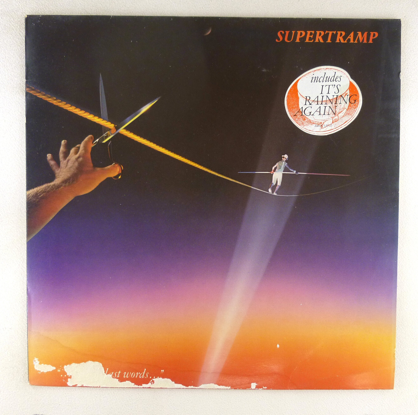 12" LP Vinyl Supertramp Famous Last Words - L100 H2