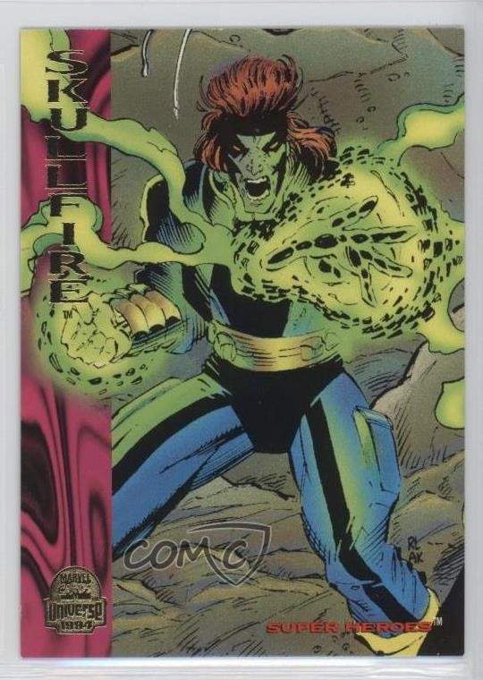 1994 Fleer Marvel Universe Serie V Super Heroes Skullfire #183 1p0