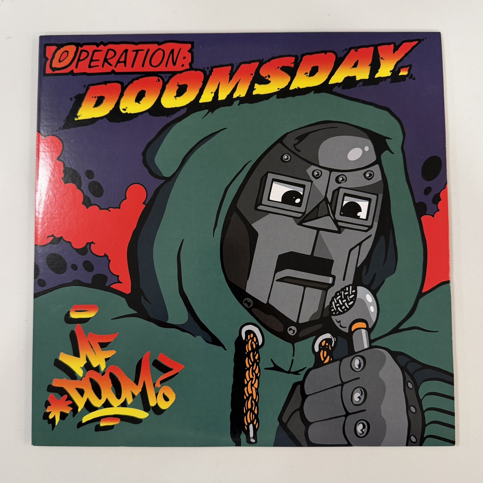 MF DOOM Operation: Doomsday LP Hip-Hop 12" Black Vinyl Metal Face