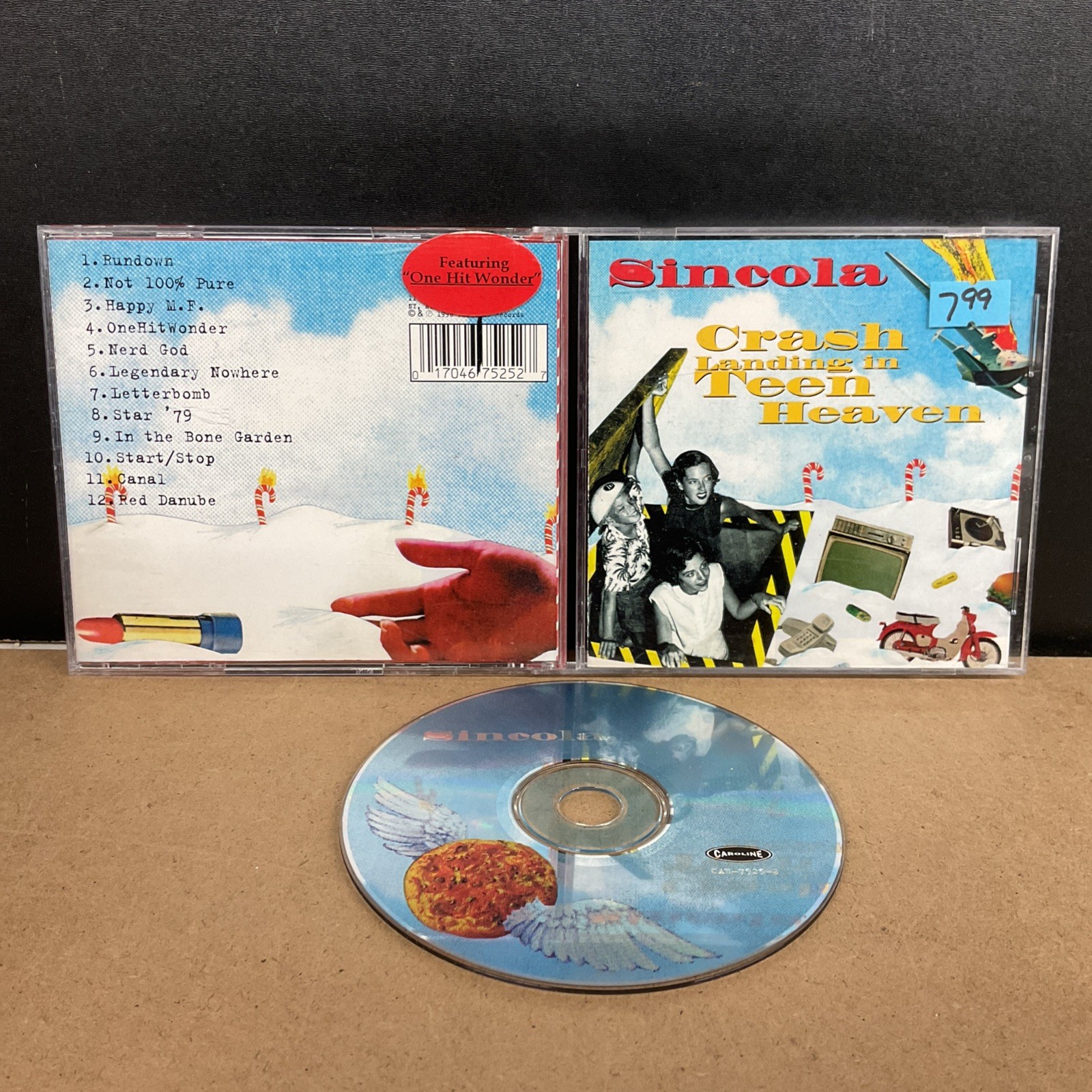 Crash Landing in Teen Heaven * by Sincola (CD, May-1996, Caroline Distribution)