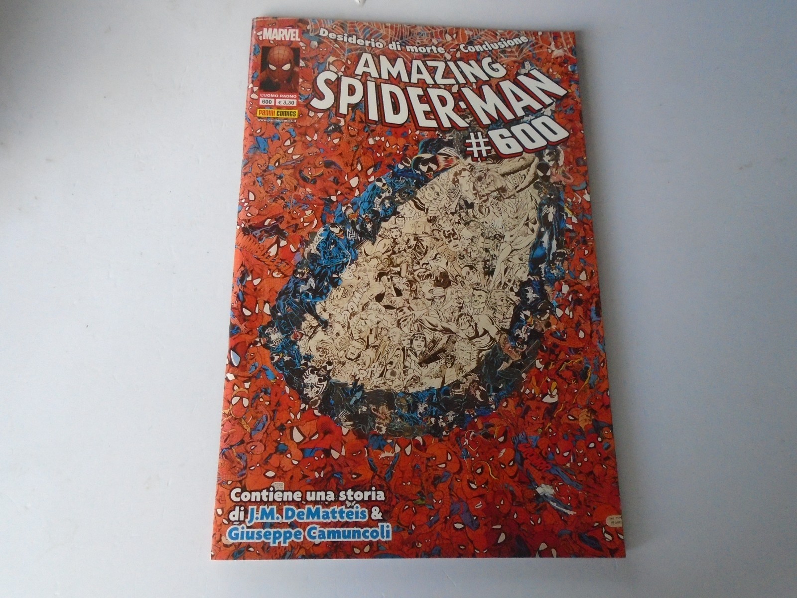 L'UOMO RAGNO 600 PANINI COMICS COVER A,EDICOLA