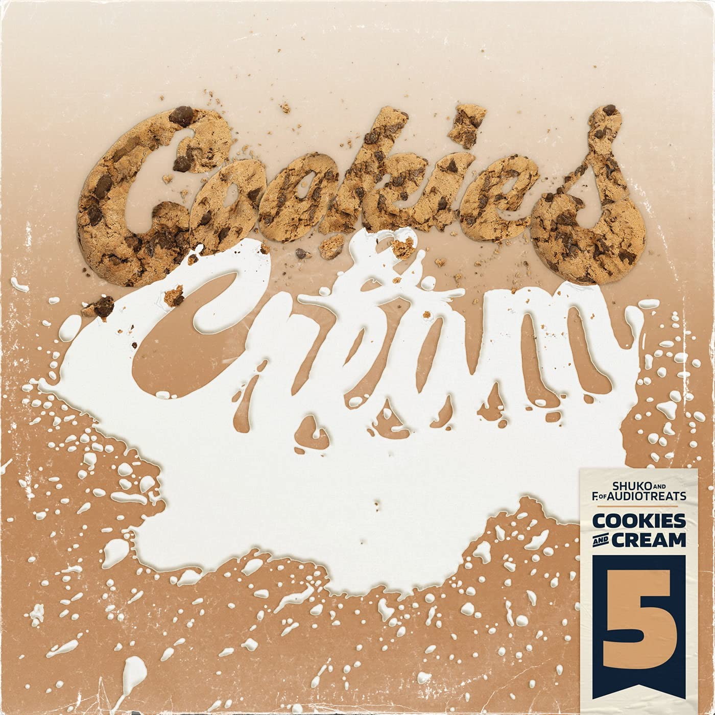 SHUKO & F. OF AUDIOTREATS - COOKIES & CREAM 5   VINYL LP NEU 8,5