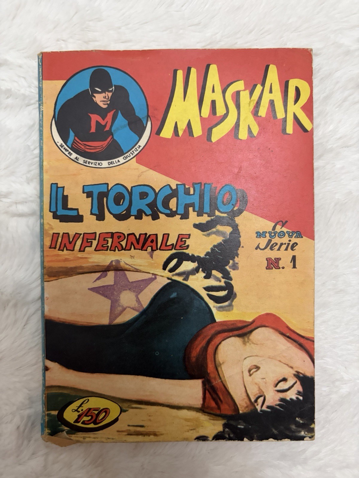 Maskar Il torchio infernale n.1 - Fumetto singolo a colori in italiano