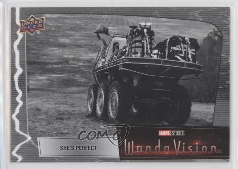2022 Marvel Studios' WandaVision Black & White /25 She's Perfect #59 2k3