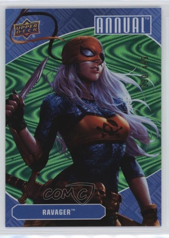 2023-24 Upper Deck DC Annuale Verde 330/499 Ravager #45 7v7