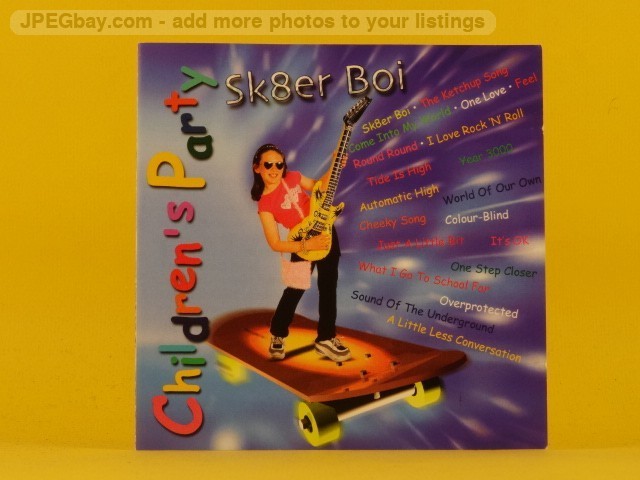 VARIOUS ARTISTS CHILDREN'S PARTY SK8ER BOI (1107) 20+ Track CD Album also Pictur