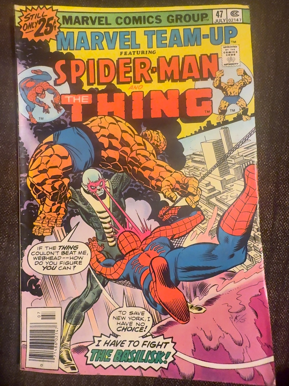 Marvel Team-Up con Spider-Man e la Cosa #47 1977 Marvel